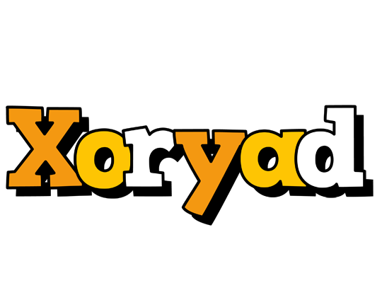 Xoryad cartoon logo