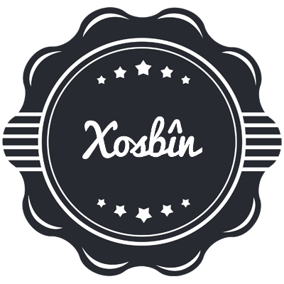 Xosbîn badge logo