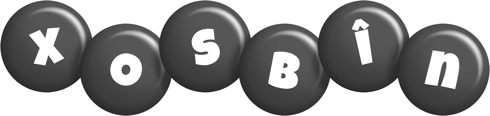 Xosbîn candy-black logo