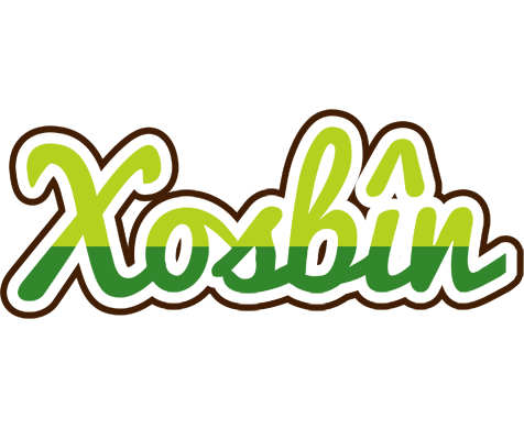 Xosbîn golfing logo