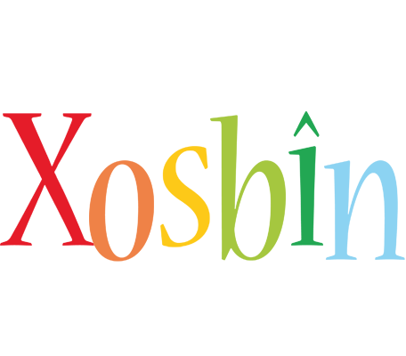 Xosbîn birthday logo