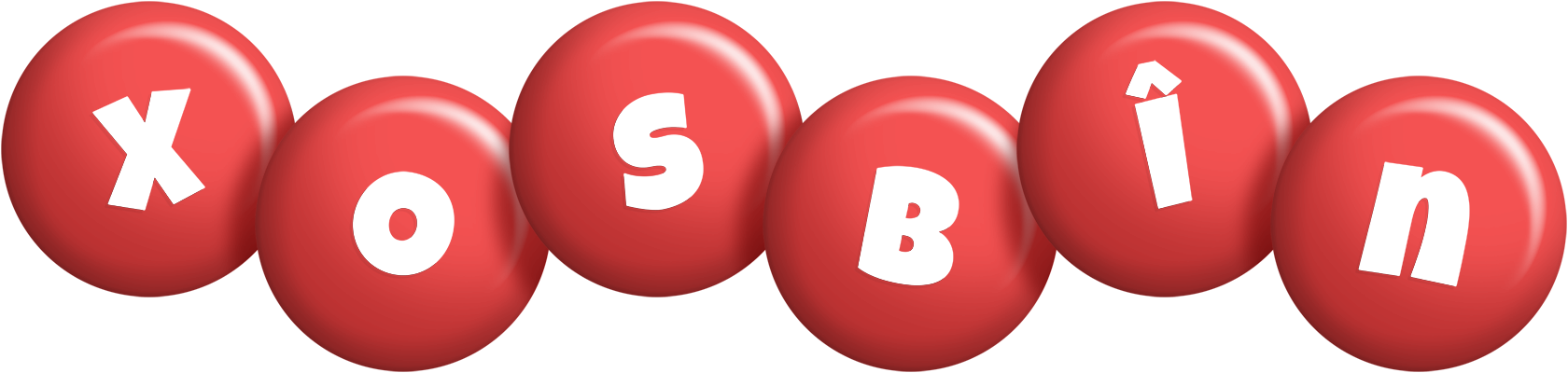 Xosbîn candy-red logo