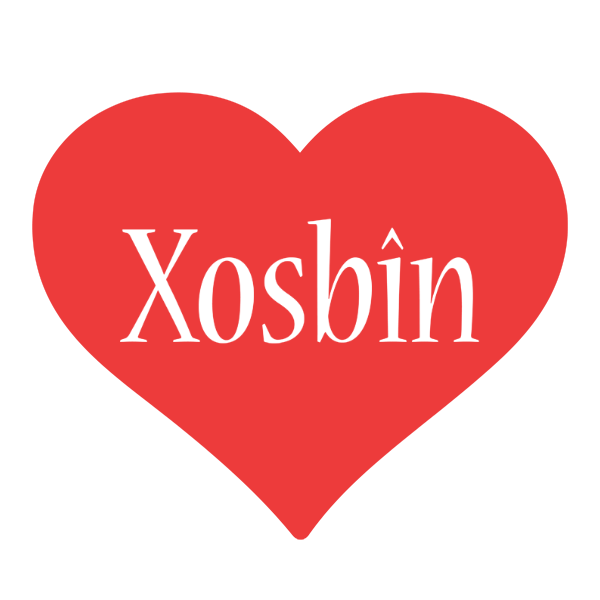 Xosbîn love logo