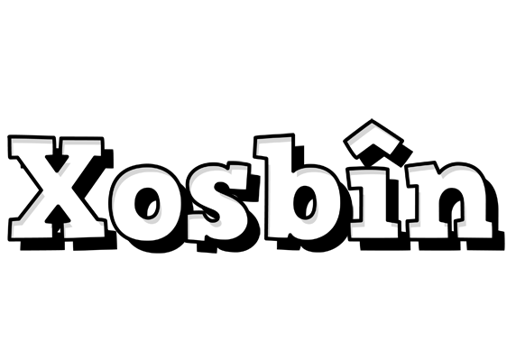 Xosbîn snowing logo