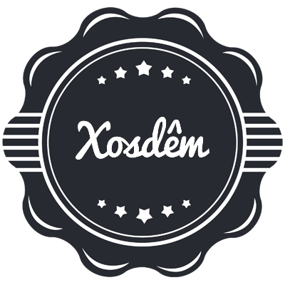 Xosdêm badge logo