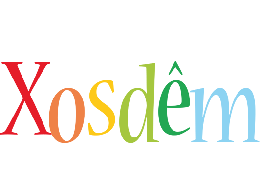 Xosdêm birthday logo
