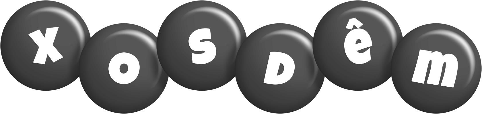 Xosdêm candy-black logo