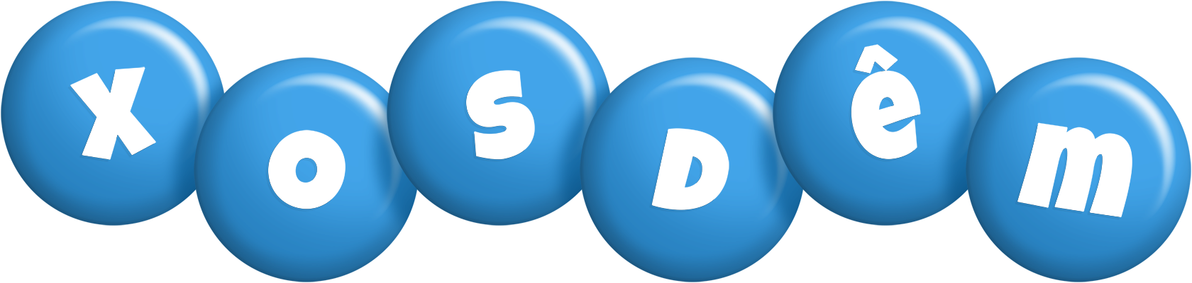 Xosdêm candy-blue logo