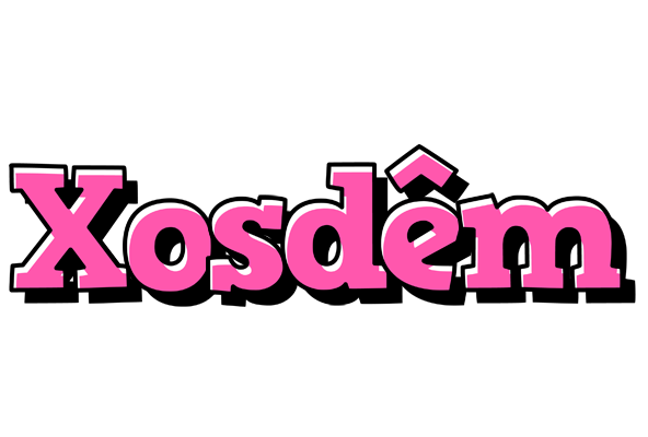 Xosdêm girlish logo