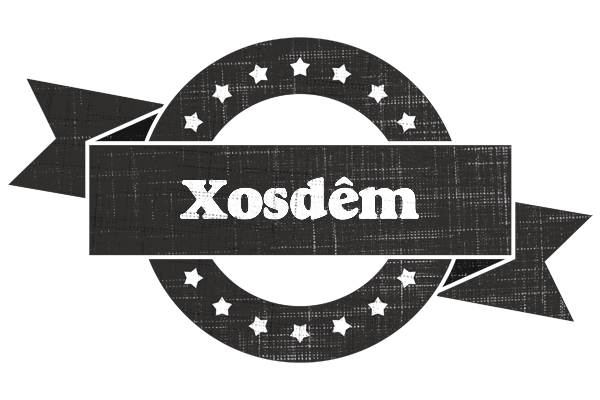 Xosdêm grunge logo