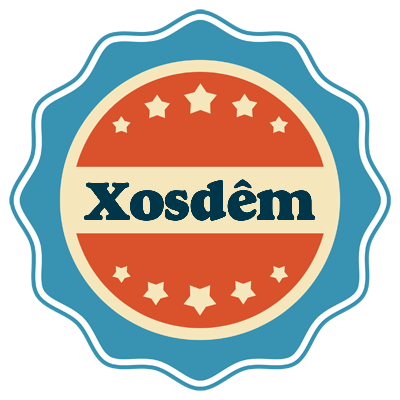 Xosdêm labels logo