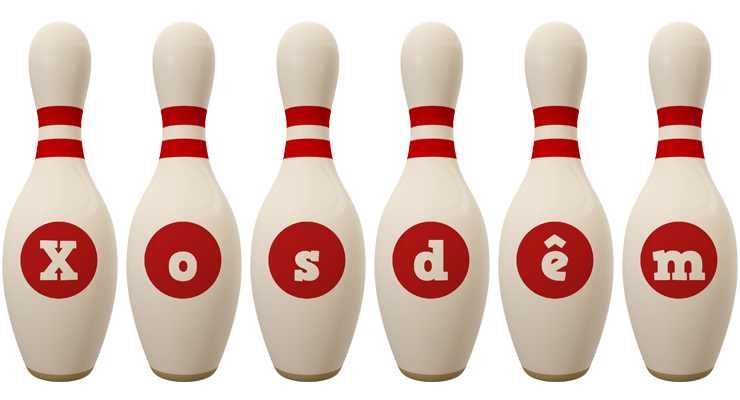 Xosdêm bowling-pin logo