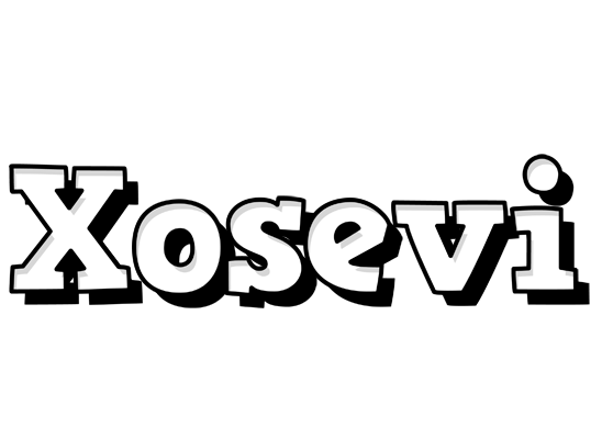 Xosevi snowing logo