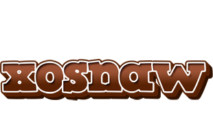 Xosnaw brownie logo