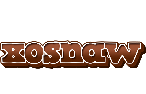 Xosnaw brownie logo