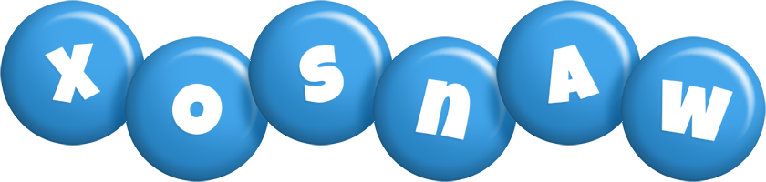 Xosnaw candy-blue logo