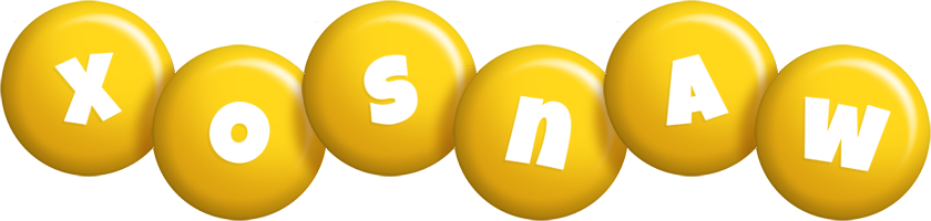 Xosnaw candy-yellow logo