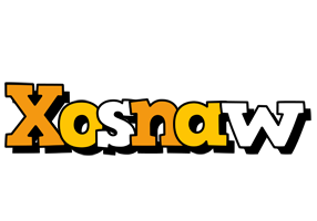 Xosnaw cartoon logo