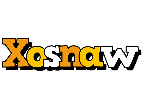 Xosnaw cartoon logo