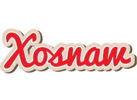 Xosnaw chocolate logo