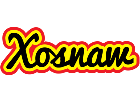 Xosnaw flaming logo