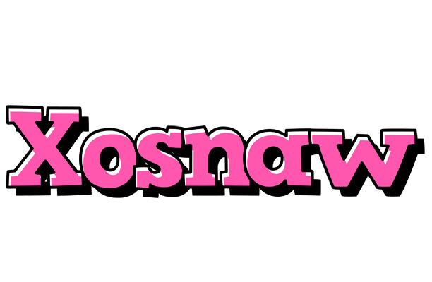 Xosnaw girlish logo