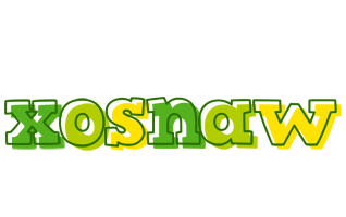 Xosnaw juice logo