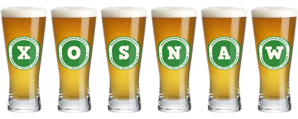 Xosnaw lager logo