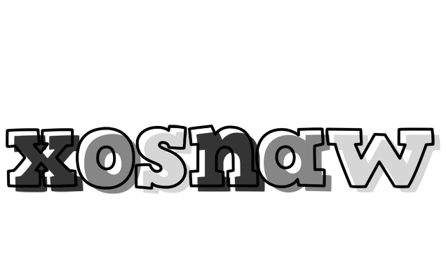 Xosnaw night logo
