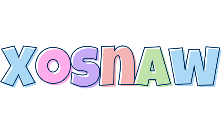 Xosnaw pastel logo