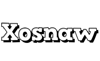 Xosnaw snowing logo