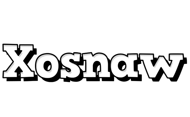 Xosnaw snowing logo