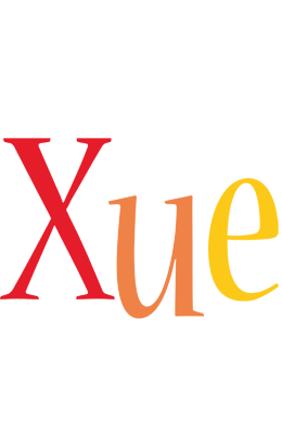 Xue birthday logo