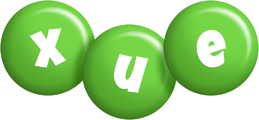 Xue candy-green logo