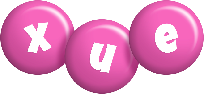 Xue candy-pink logo