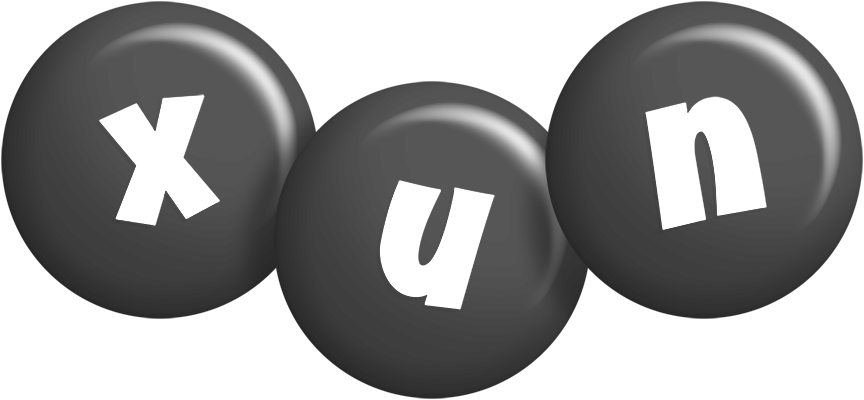 Xun candy-black logo