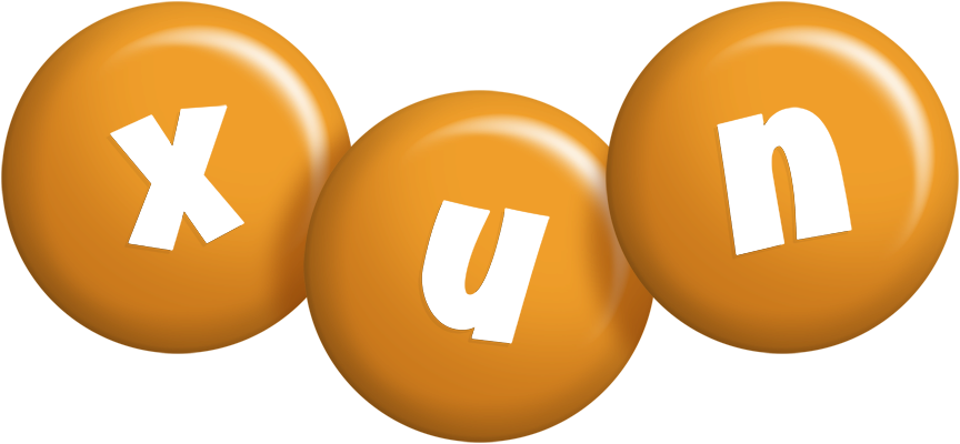 Xun candy-orange logo