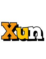 Xun cartoon logo