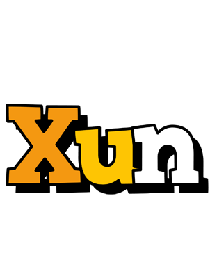 Xun cartoon logo