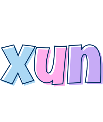 Xun pastel logo