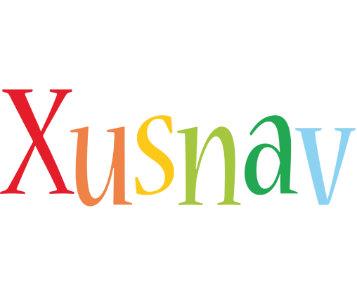 Xusnav birthday logo