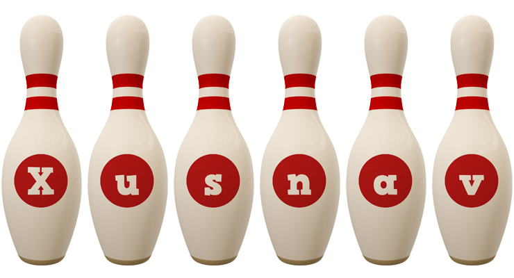 Xusnav bowling-pin logo