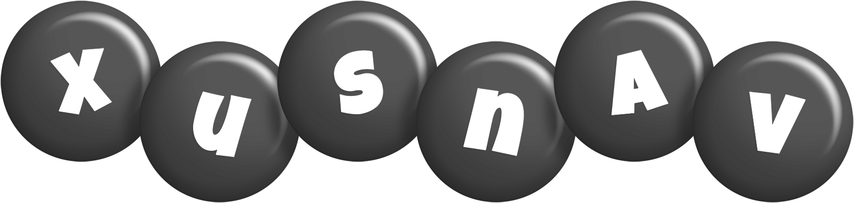Xusnav candy-black logo