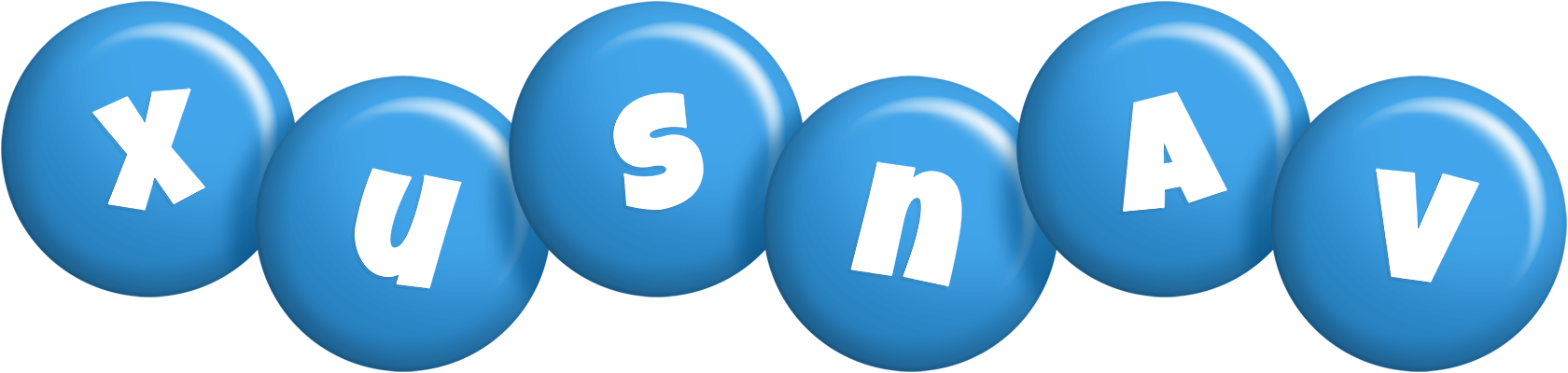 Xusnav candy-blue logo