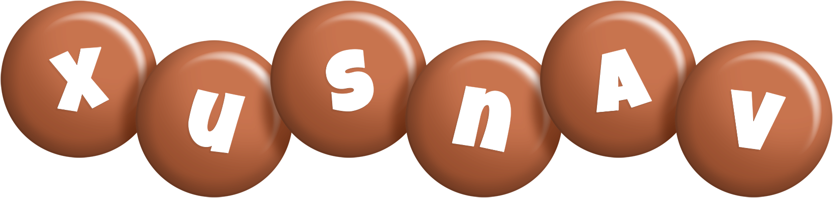 Xusnav candy-brown logo