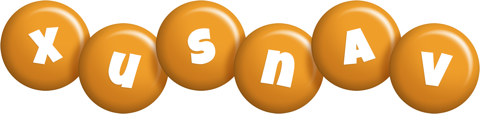 Xusnav candy-orange logo