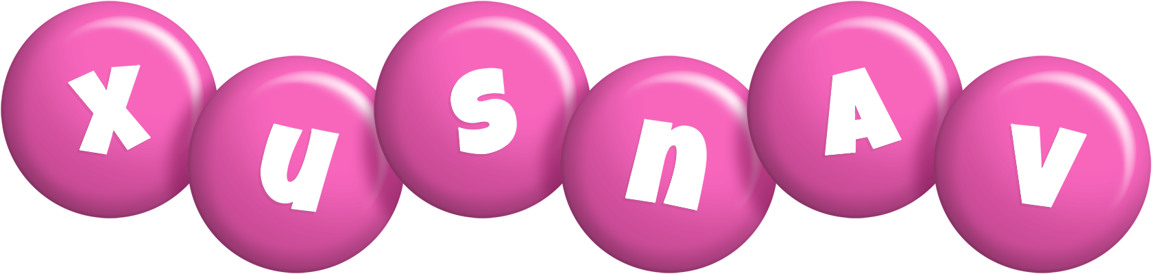Xusnav candy-pink logo