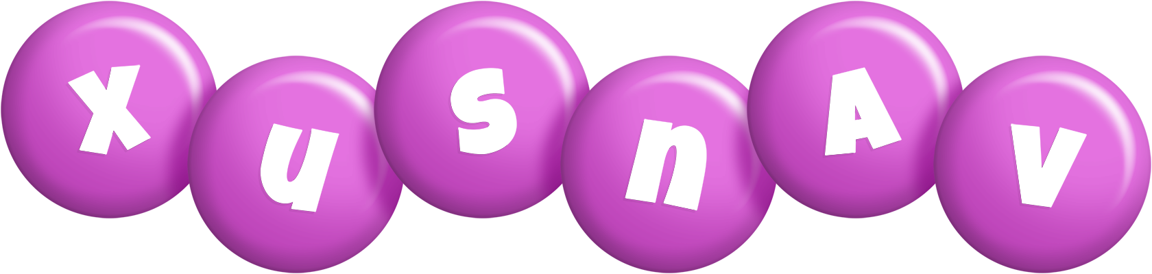 Xusnav candy-purple logo