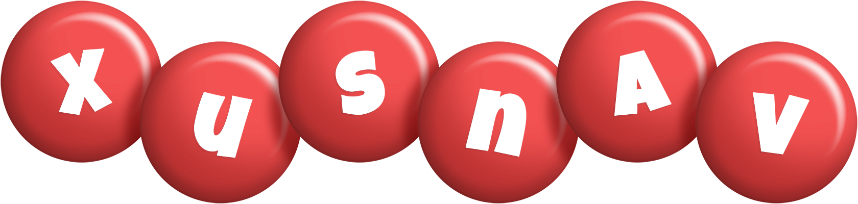 Xusnav candy-red logo