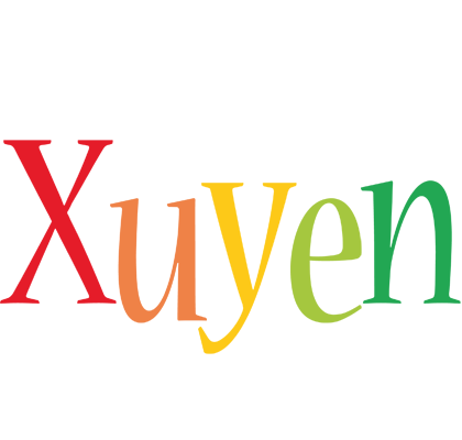 Xuyen birthday logo